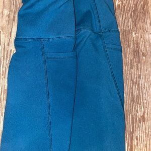 blue jockey workout leggings